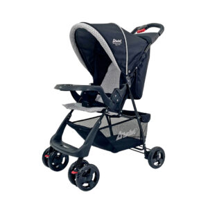 Carriola D´bebé reclinable con repisas Citi Negra