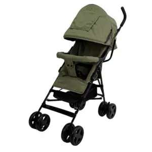 Carriola D´bebé reclinable con plegado de bastón Carry Bebé Verde