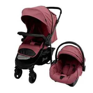 Carriola D´bebé reversible multi-funcional Travel System Max Rosa