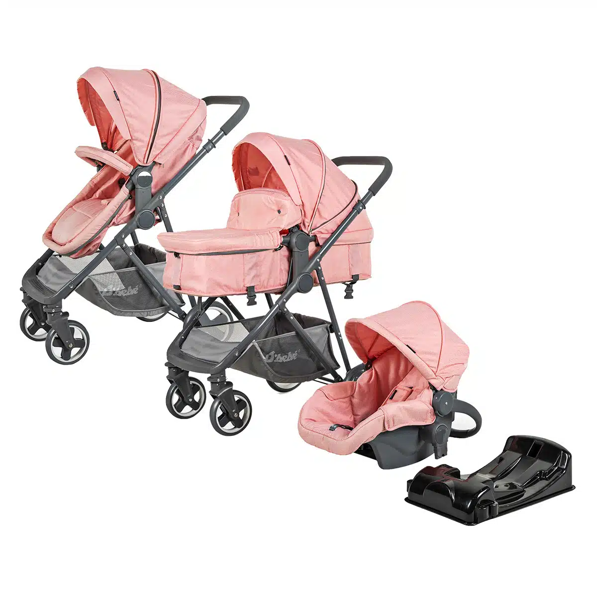 Carriola D´bebé Travel System Prince Rosa D'bebé Productos