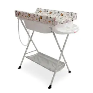 Bañera con base plegable D´bebé Baby Splash Gris