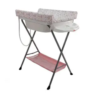 Bañera con base plegable D´bebé Baby Splash Rosa
